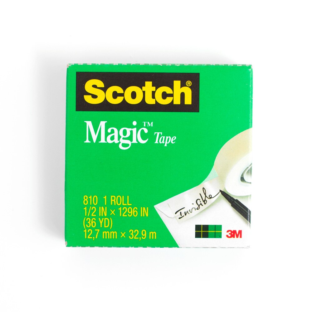 3M, Magic Tape, 0.5" x 36 Yards, Boxed